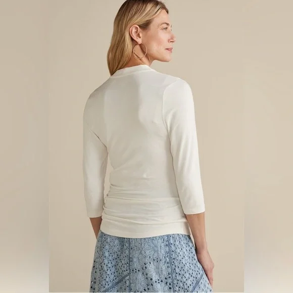 Soft Surroundings Alondra Knit Top Size L - Picture 4 of 8